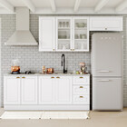 Cozinha Compacta De 04 Peças Com Aéreo Para Geladeira Nova Yo