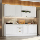 Cozinha Compacta De 07 Peças Com Aéreo Basculante Nova York H