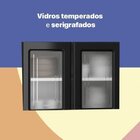 Cozinha Compacta De Aço 3 Peças Topázio  Branco Com Preto