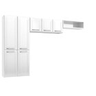 Cozinha Compacta De Aço 3 Peças Topázio Smart Telasul Branco