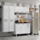 Cozinha Compacta De Aço 4 Peças Topázio Smart Telasul Branco
