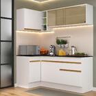 Cozinha Compacta De Canto Com Rodapé Veneza Multimóveis Mp209