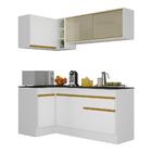 Cozinha Compacta De Canto Com Rodapé Veneza Multimóveis Mp209