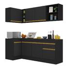 Cozinha Compacta De Canto Com Rodapé Veneza Multimóveis Mp209