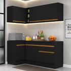 Cozinha Compacta De Canto Com Rodapé Veneza Multimóveis Mp209