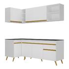 Cozinha Compacta De Canto Veneza Gw Multimóveis Mp2058 Com Ar