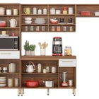 Cozinha Compacta Demóbile Dama Com Balcão - Nicho Para Micro-