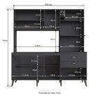 Cozinha Compacta Donna 8 Pt 2 Gv Grafite E Gelo