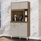 Cozinha Compacta Duda 4 Portas 1 Gaveta Castanho/off White -