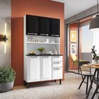 Cozinha Compacta Em Aço 105cm 6 Portas 2 Gavetas Pratika Itat