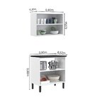 Cozinha Compacta Em Aço 2 Peças 4 Portas New Premium Itatiaia