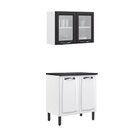 Cozinha Compacta Em Aço 2 Peças 4 Portas New Premium Itatiaia