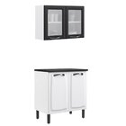 Cozinha Compacta Em Aço 2 Peças 4 Portas New Premium Itatiaia