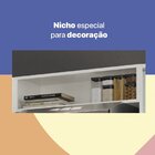 Cozinha Compacta Em Aço 3 Peças 6 Portas 1 Nicho Topázio Glas