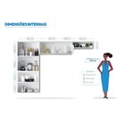 Cozinha Compacta Em Aço 3 Peças 7 Portas Rose Itatiaia Preto/