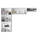 Cozinha Compacta Em Aço 3 Peças 7 Portas Rose Itatiaia Preto/