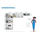 Cozinha Compacta Em Aço 3 Peças 7 Portas Rose Itatiaia Preto/