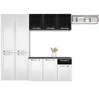 Cozinha Compacta Em Aço 4 Peças 10 Portas 1 Gaveta Amanda Ita