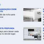 Cozinha Compacta Em Aço 4 Peças 10 Portas 1 Gaveta Amanda Ita