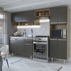 Cozinha Compacta Emilia 9 Portas 1 Gaveta Para Pia Smart Pret