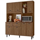 Cozinha Compacta Eva 7 Portas 2 Gavetas Évora Rústico - Nicio