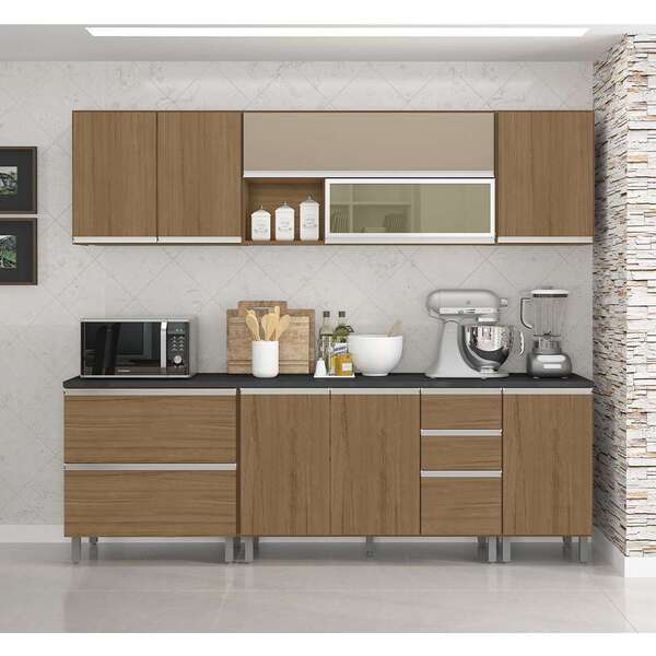 Cozinha Compacta Evidence 10 Pt 3 Gv Carvalho E Camurça