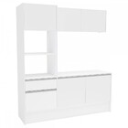 Cozinha Compacta Évora 6 Portas 1 Gaveta Branco - Politorno