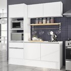 Cozinha Compacta Évora 6 Portas 1 Gaveta Branco - Politorno