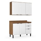 Cozinha Compacta Firenze 02 Peças 06 Portas 02 Gavetas  Amend