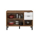 Cozinha Compacta Firenze 02 Peças 06 Portas 02 Gavetas  Amend