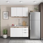 Cozinha Compacta Firenze 02 Peças 06 Portas 02 Gavetas  Amend