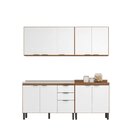 Cozinha Compacta Firenze 04 Peças 10 Portas 02 Gavetas  Amend