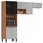 Cozinha Compacta Firenze 7 Portas Amêndola Touch/nude Prime T