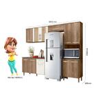 Cozinha Compacta Fit 11 Portas Com Balcão 120cm - Nicioli
