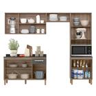 Cozinha Compacta Fit 12 Portas Com Balcão Cooktop - Nicioli