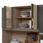 Cozinha Compacta Fit 180 Com 8 Portas E 3 Gavetas - Nicioli