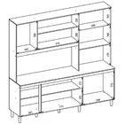 Cozinha Compacta Fit 8 Portas 3 Gavetas Amendoa Rústico/arezz