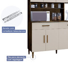 Cozinha Compacta Fortaleza 8 Portas 2 Gavetas Ypê/off White -