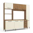 Cozinha Compacta Frow 7 Pt 3 Gv Freijó E Off White 230 Cm