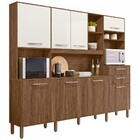 Cozinha Compacta Hortelã 8 Portas 2 Gavetas Évora Rústico/off