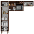 Cozinha Compacta Ibiza 4 Portas Com Nicho Micro-ondas Poliman