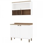 Cozinha Compacta Iluminata 3 Portas 100% Mdf Branco - Genialf