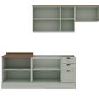 Cozinha Compacta Iluminata 8 Pt 4 Gv Mint E Ébano