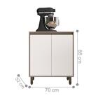 Cozinha Compacta Inglewood 6 Peças Cappuccino Off-white