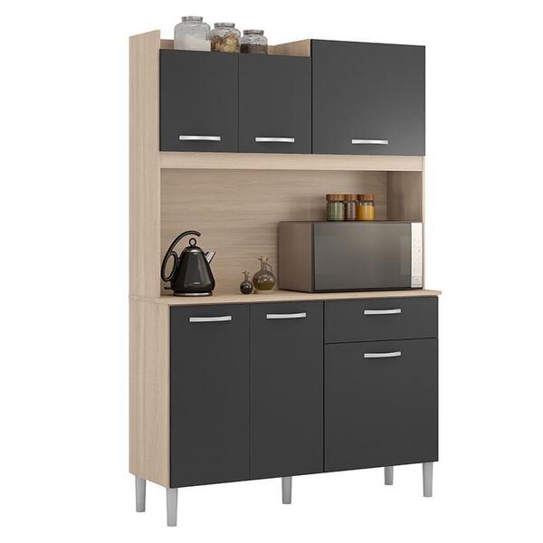 Cozinha Compacta Iris 6 Portas E 1 Gaveta - Demóbile