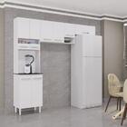 Cozinha Compacta Isadora 8 Portas Branco - Poquema