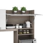 Cozinha Compacta Itatiaia Açaí Com Balcão E Armário Completa