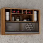 Cozinha Compacta Jade 8 Portas 3 Gavetas Carvalho/grafite - C