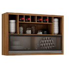 Cozinha Compacta Jade 8 Portas 3 Gavetas Carvalho/grafite - C