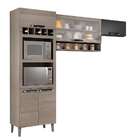 Cozinha Compacta Jazz 5 Pt Bege E Preta